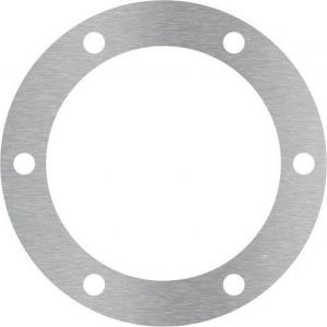 Rondelle inox brosse 6 trous