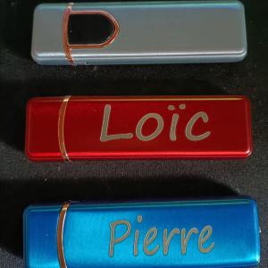 Marquage briquet métal